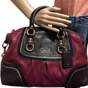 COACH ASHELY SPECATOR LEATHER SATCHEL F17455